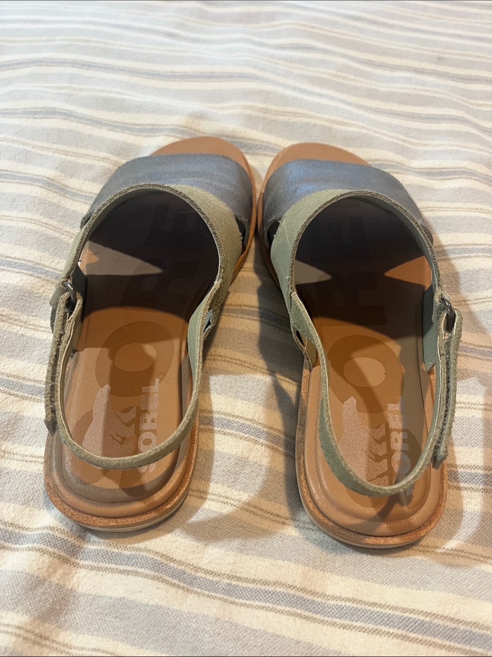 Sorel Ella II Sage Olive Sandals - Picture 4 of 8